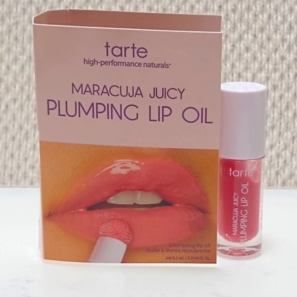 5 for 25⚡️Tarte Rose Maracuja Juicy Plumping Lip Oil .5ml